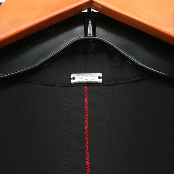 ADC Lagenlook Art to Wear Mixed Media 2 Pc Lantern Dress Jacket Set Black 12 14 - Picture 4 of 10